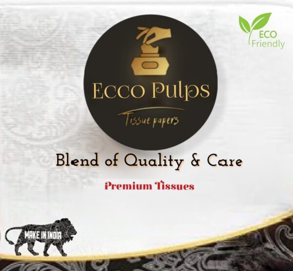 Ecco Pulps 2 Ply Toilet Paper Tissue Roll pack Of 4. Par Roll Toilet Paper Roll  (2 Ply, 218 Sheets) - Image 2